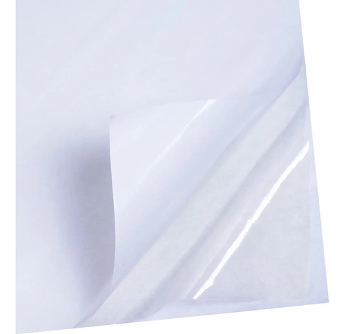 05 Folhas De Adesivo Dupla Face A4 21X29 Transparentes Bopp Transparente