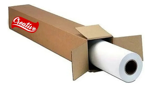 10 X Bobina Sulfite Offset A1 Para Plotter 180Gr 610Mmx25Mts Branco - imagem 2