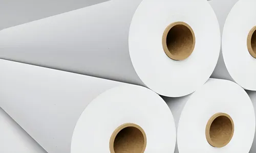 Papel Adesivo Offset A4 Em Bobina Fosco 10 Mts Creative Branco