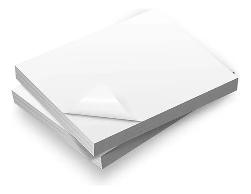 100 Folhas Papel Offset Adesivo A4 Fosco Branco - imagem 2