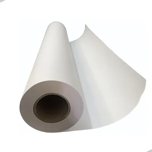 Kit 2 Bobinas Para Plotter 610Mmx50M 75G Para Projeto Tubo 2 Branco - imagem 5