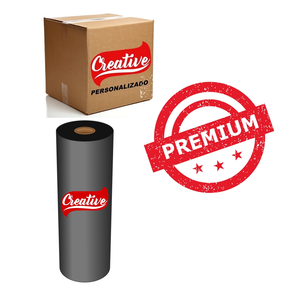 4 X Ribbon Cera 74 X 110 Metros Impressora Termica Mastercorp