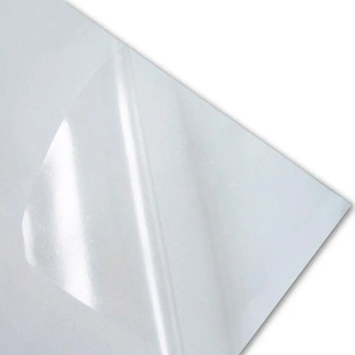 50 Adesivo Vinil Laminação A Frio A4 Bopp Vinil Transparente Transparente - imagem 3