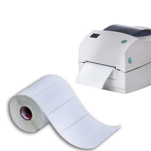 Etiqueta Adesiva Couche 100 X 30Mm Zebra Argox Elgin Cor Branco - imagem 4