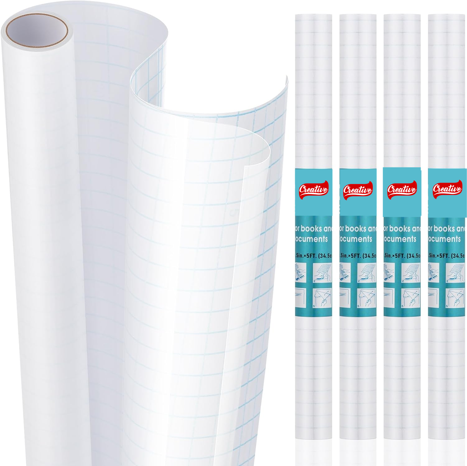 Papel Adesivo Transparente Vinifico 45 Cm X 10 Metros - Creative Produtos