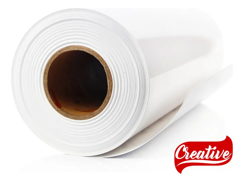 Bobina Adesivo Vinil Bopp Cristal Brilho 61Cm X 50M Lam Frio - imagem 2