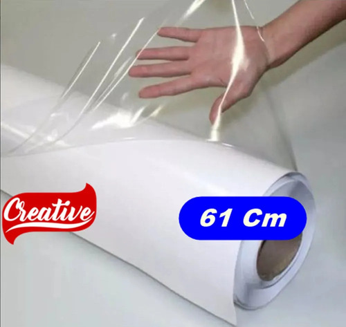 Bobina Adesivo Vinil Bopp Cristal Brilho 61Cm X 50M Lam Frio - imagem 3