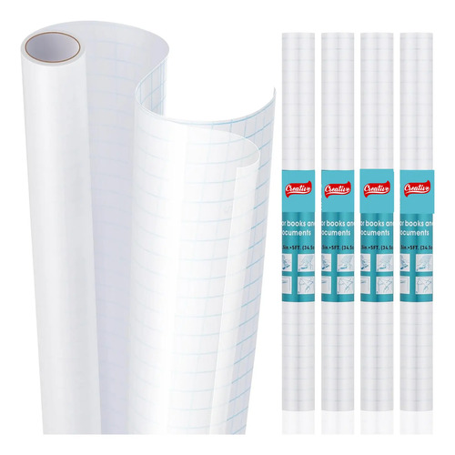 Papel Adesivo 50Cm X 5 Metros Tipo Contact Rolo | 55 Micras Transparente
