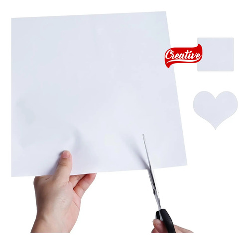 50 Folhas De Adesivo Dupla Face A4 21X29 Transparente Bopp Transparente - imagem 3