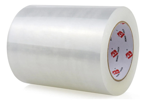 Fita Adesiva 22 Cm X 100 Metros Transparente Creative Transparente Liso Transparente