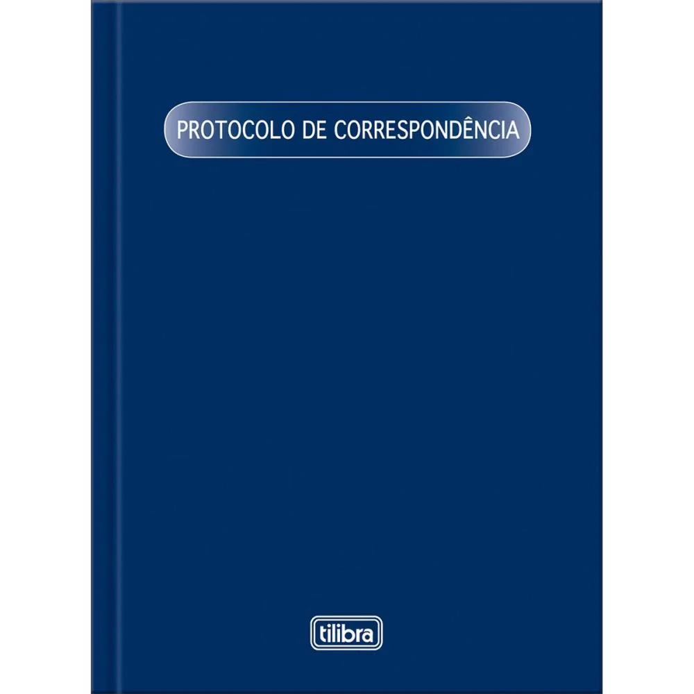LIVRO PROTOCOLO CORRESPOND. 1/4 104 FOLHAS 153X216MM TILIBRA (PCT.C/05)