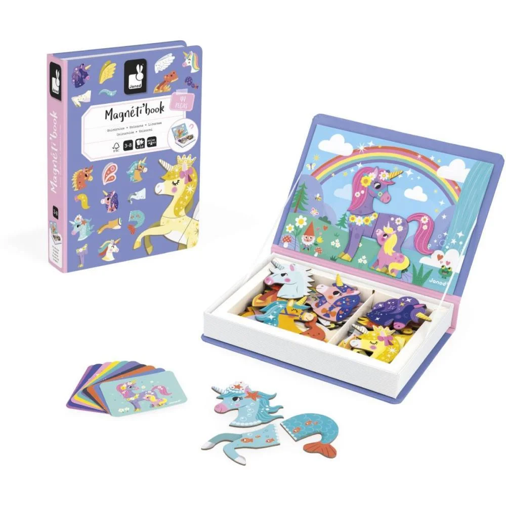 LIVRO MAGNETICO INFANTIL UNICORNIO 44 PECAS MAPED (UNIDADE)