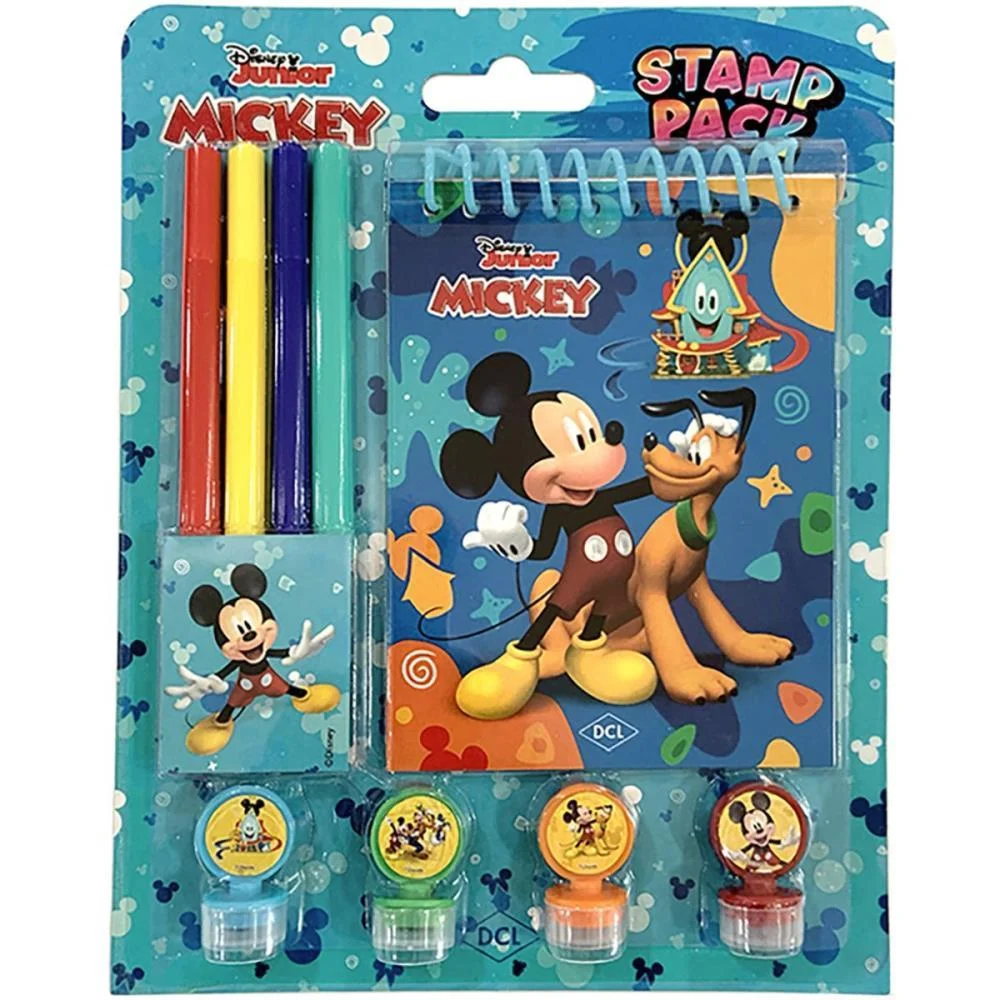 LIVRO INFANTIL COLORIR STAMP PACK MICKEY CARIMBOS DCL (UNIDADE)