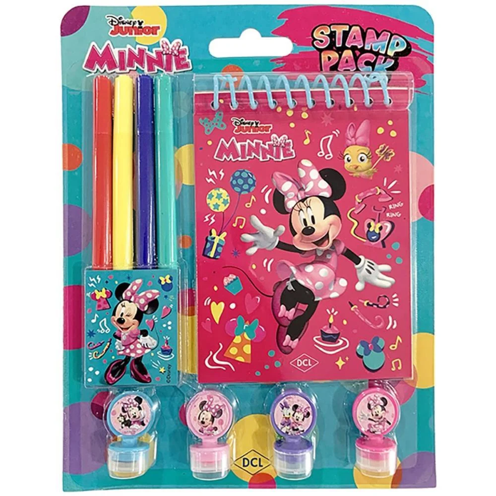 LIVRO INFANTIL COLORIR STAMP PACK MINNIE CARIMBOS DCL (UNIDADE)