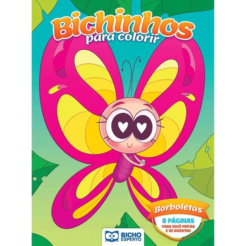 LIVRO INFANTIL COLORIR BICHOS MAGICOS 8PG 4 TITULOS BICHO ESPERTO (PCT.C/08)