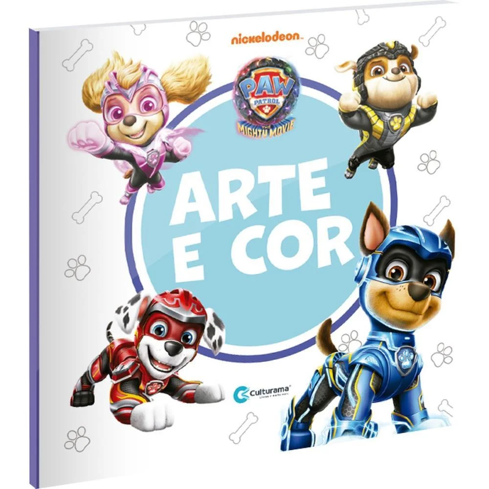 LIVRO INFANTIL COLORIR ARTE E COR PATRULHA CANINA 36P CULTURAMA (UNIDADE)