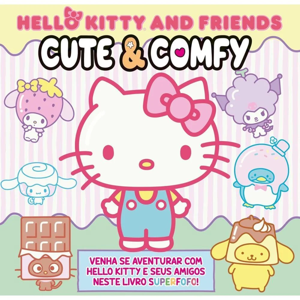 LIVRO INFANTIL COLORIR CUTE E COMFY HELLO KITTY ONLINE EDITORA (UNIDADE)