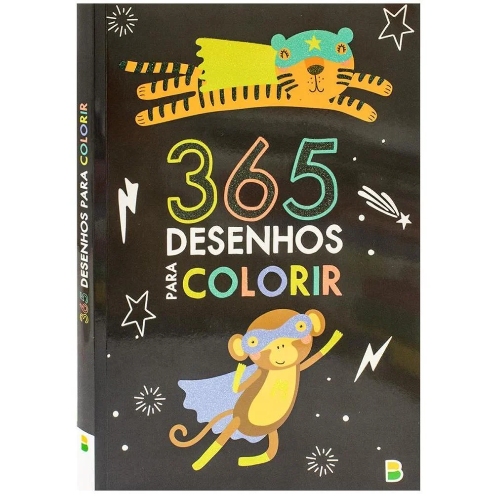 LIVRO INFANTIL COLORIR 365 DESENHOS P/COLORIR PT 288P TODOLIVRO (UNIDADE)