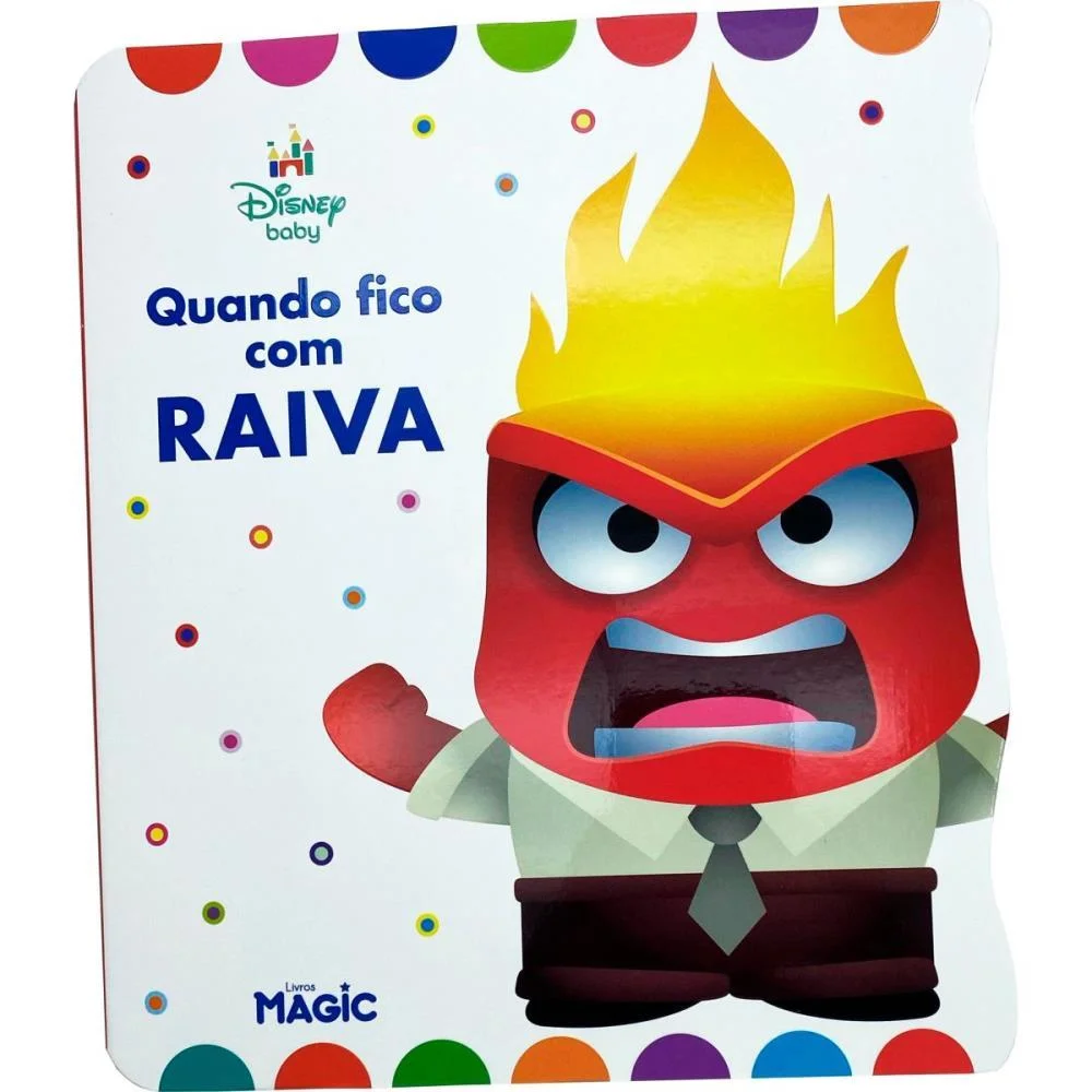 LIVRO INFANTIL ILUSTRADO DIVERTIDAMENTE QD FICO C/RAIVA MAGIC KIDS (UNIDADE)