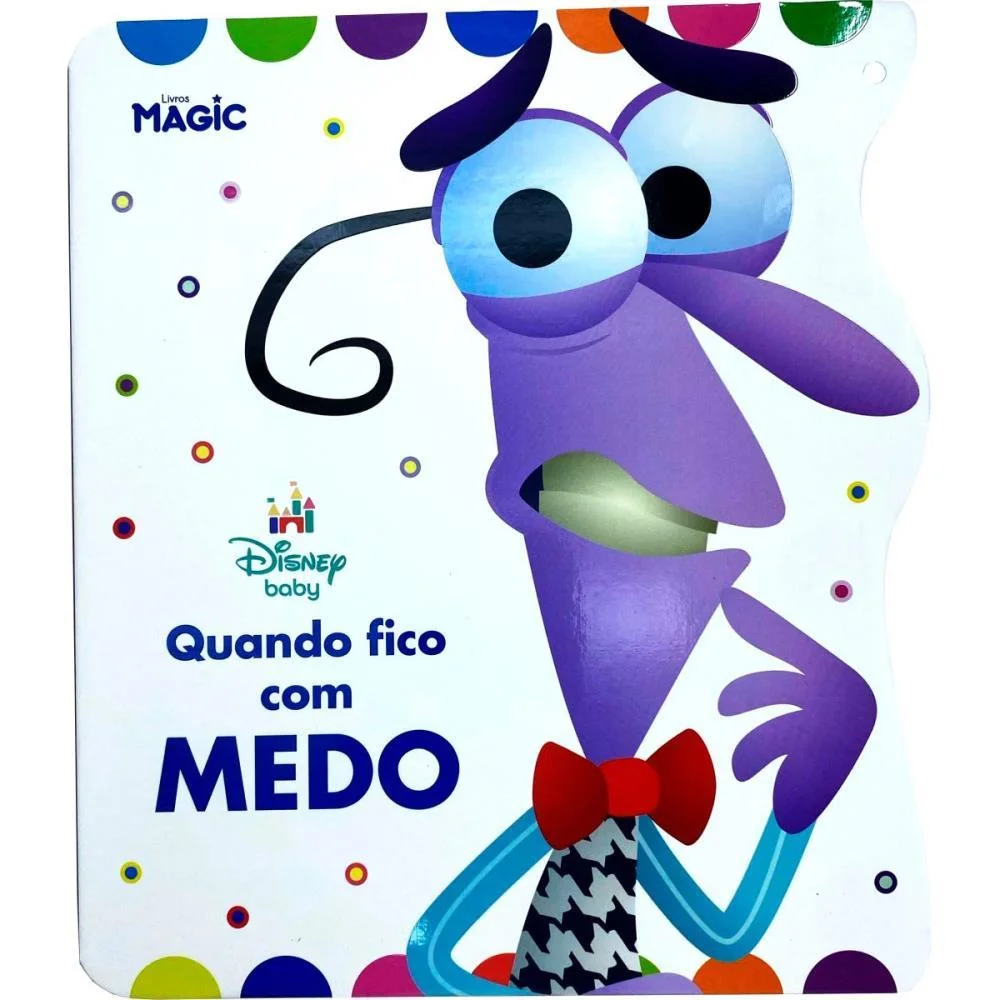 LIVRO INFANTIL ILUSTRADO DIVERTIDAMENTE QD FICO C/MEDO MAGIC KIDS (UNIDADE)