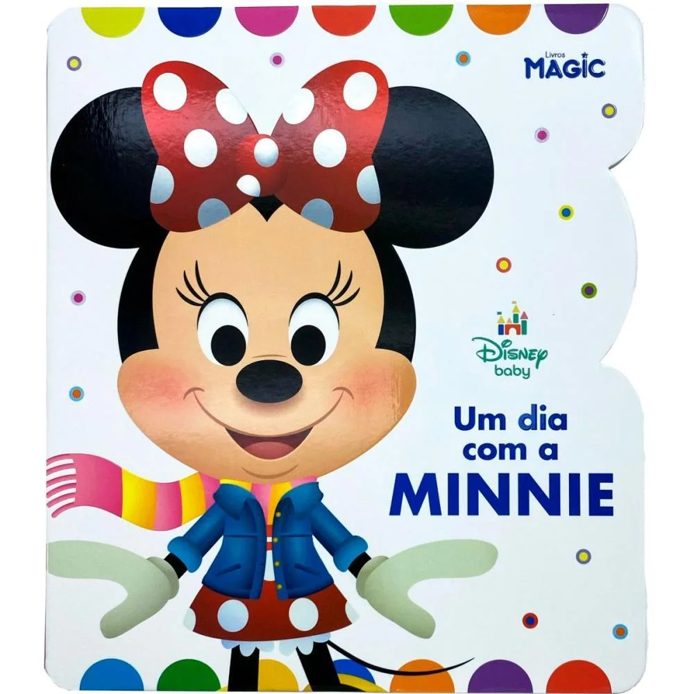 LIVRO INFANTIL ILUSTRADO UM DIA COM A MINNIE 19X21CM MAGIC KIDS (UNIDADE)
