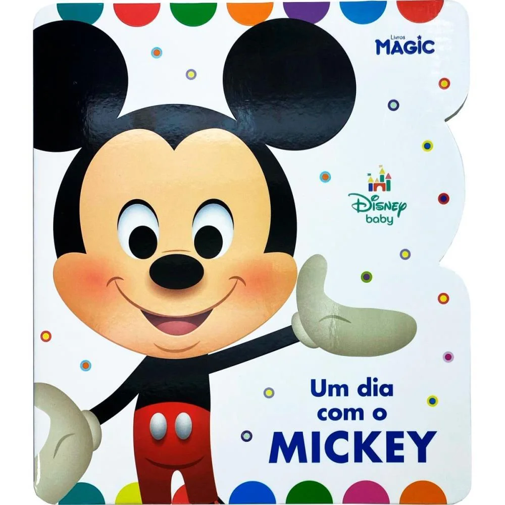 LIVRO INFANTIL ILUSTRADO UM DIA COM O MICKEY 19X21CM MAGIC KIDS (UNIDADE)