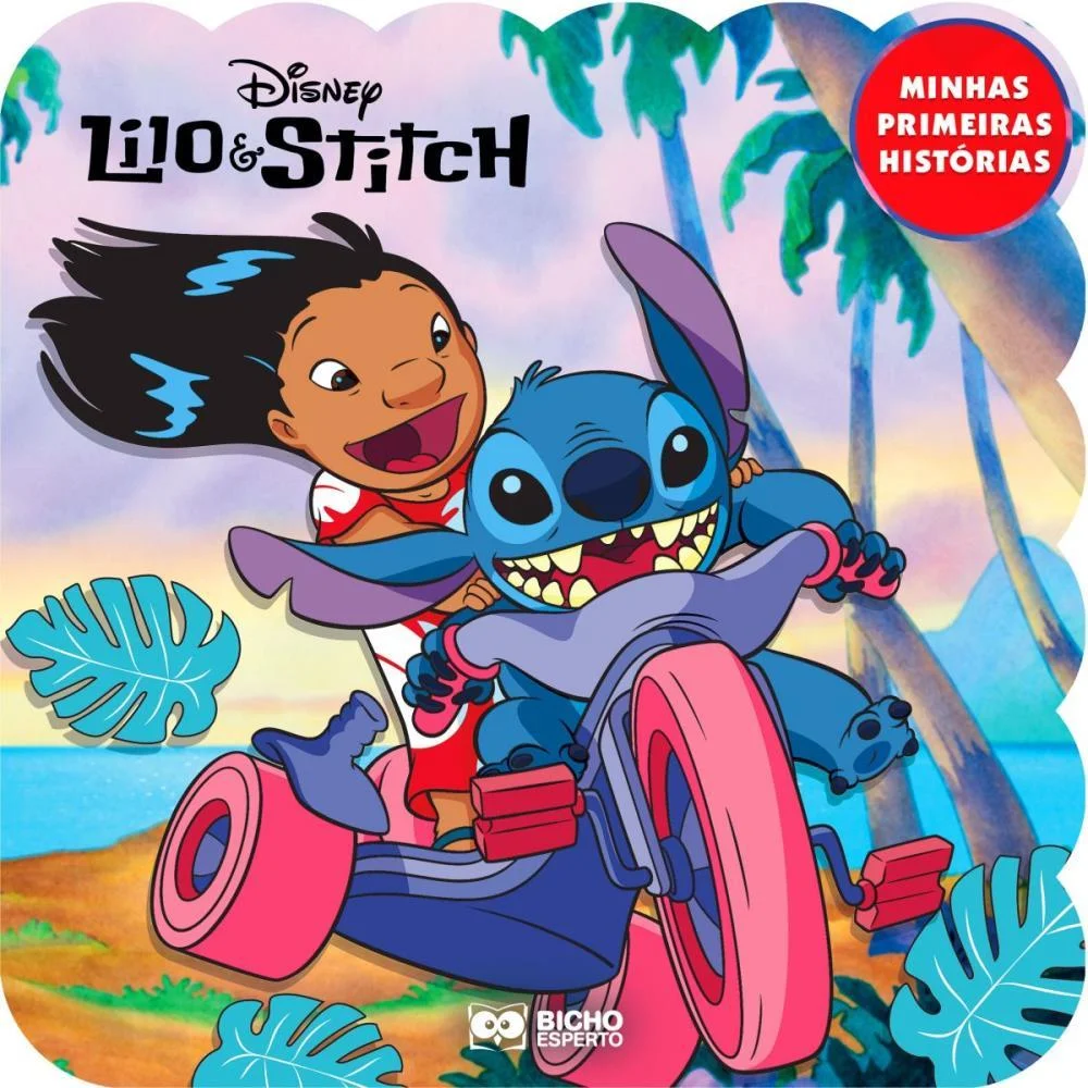 LIVRO INFANTIL ILUSTRADO STITCH HISTORIAS 16PGS 20X20CM BICHO ESPERTO (PCT.C/02)
