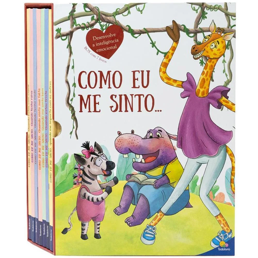 LIVRO INFANTIL ILUSTRADO COMO ME SINTO II C.D ED.LUX 28 TODOLIVRO (DP.C/07)