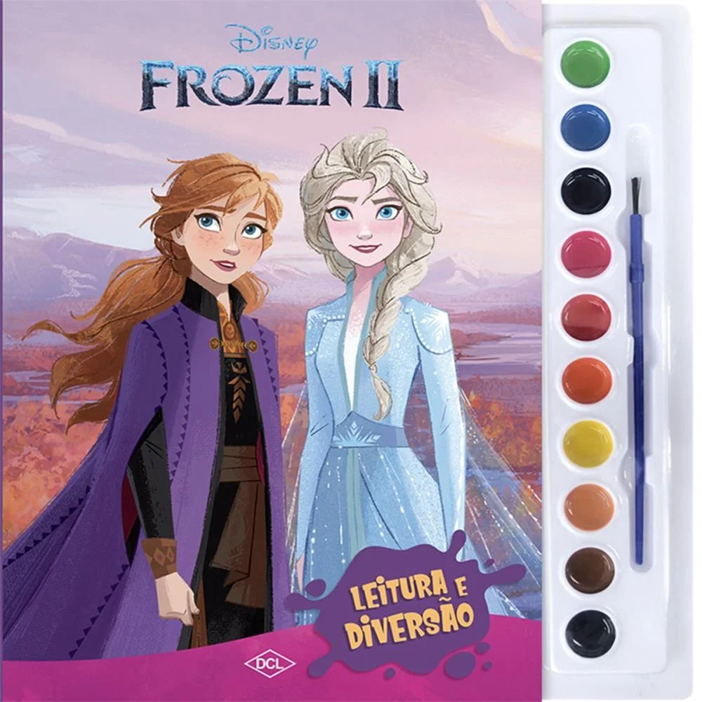 LIVRO AQUARELA FROZEN 2 29X28,5CM 16PGS DCL (UNIDADE)