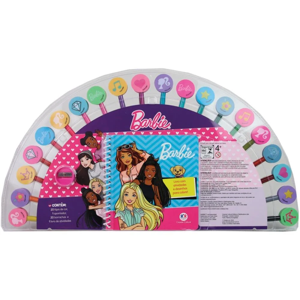 LIVRO BRINQUEDO ILUSTRADO KIT DIVERTIDO BARBIE MAGIC KIDS (UNIDADE)