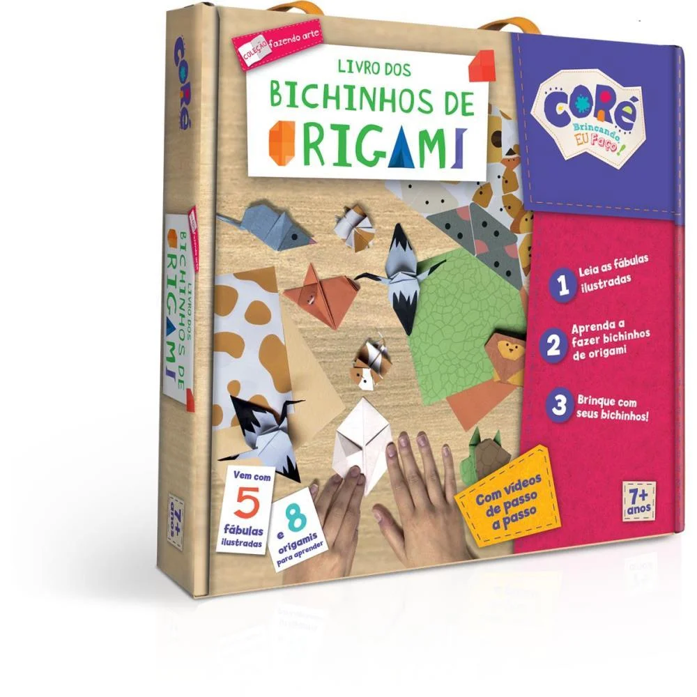 LIVRO BRINQUEDO ILUSTRADO BICHINHOS DE ORIGAMI TOYSTER (UNIDADE)