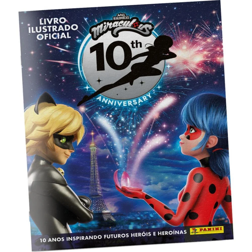 ALBUM DE FIGURINHAS LADYBUG BROCHURA PANINI (UNIDADE)