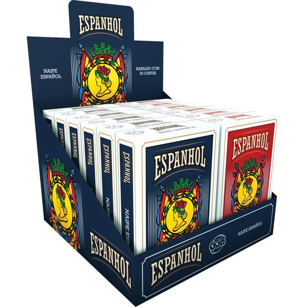 BARALHO ESPANHOL COUCHE 50 CARTAS GGB PLAST (DP.C/12)