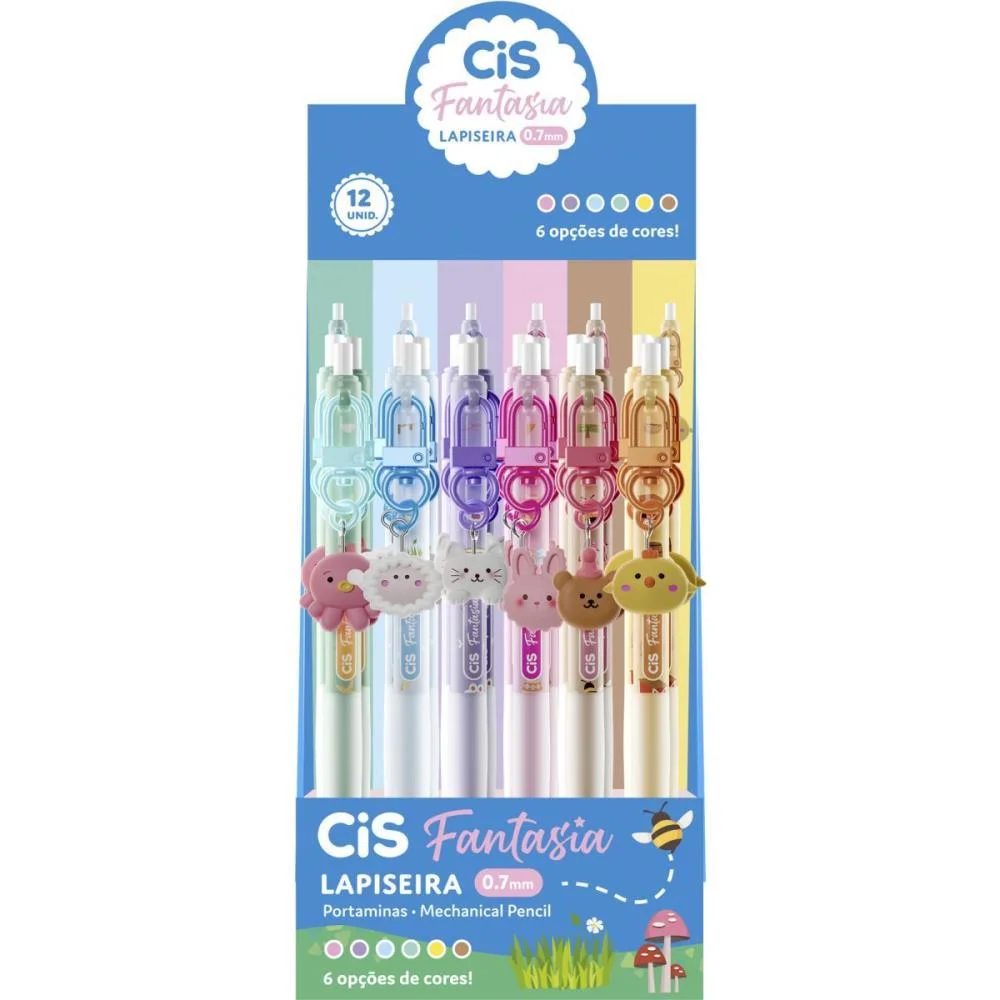 LAPISEIRA 0.7MM CIS FANTASIA ANIMAIS (S) SERTIC (DP.C/12)