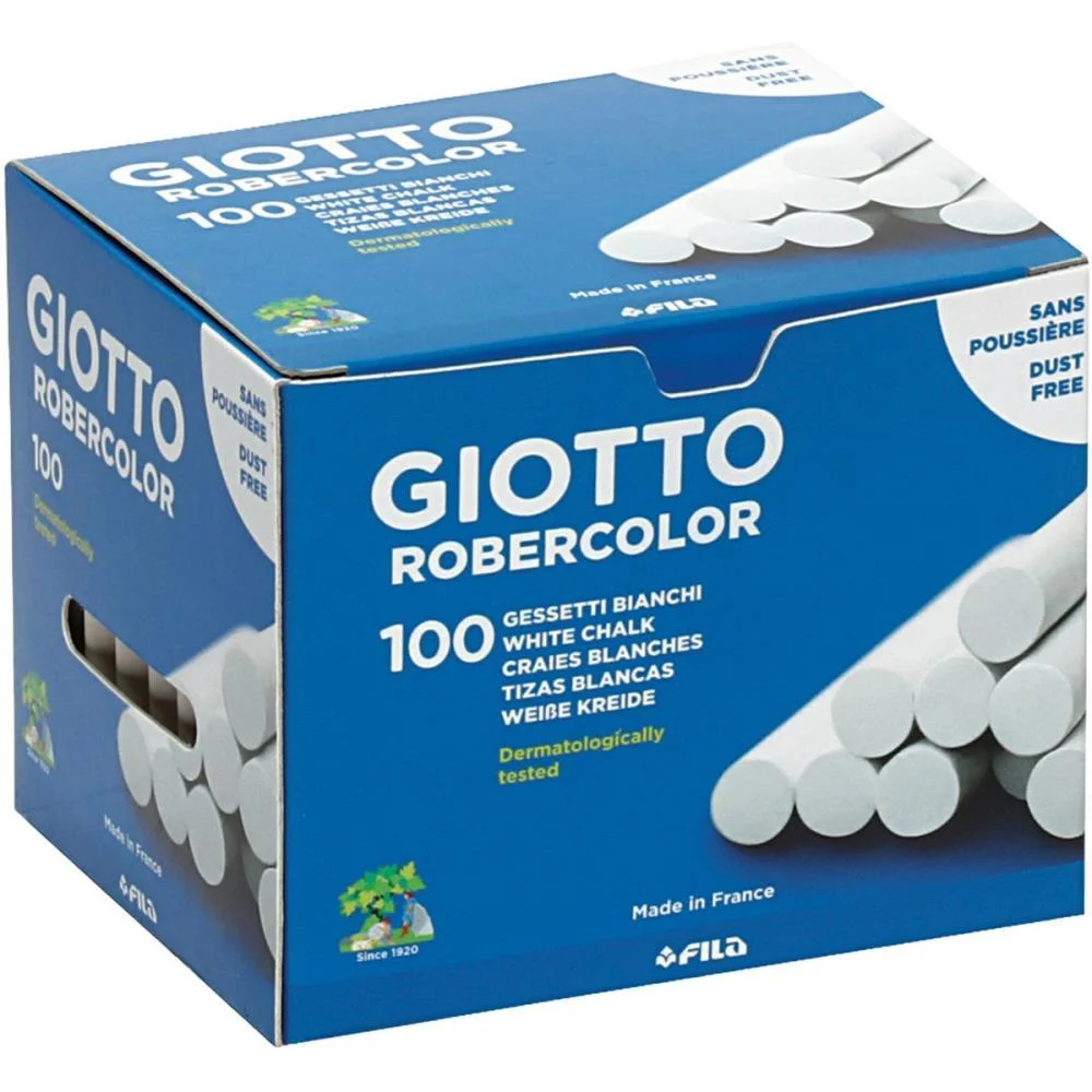 GIZ ESCOLAR PLASTIFICADO GIOTTO BRANCO C/100 CANSON (UNIDADE)