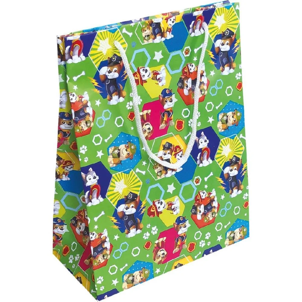 SACOLA PARA PRESENTE DECORADA INFANTIL G 40X29X12CM (S) CRISTINA (PCT.C/10)