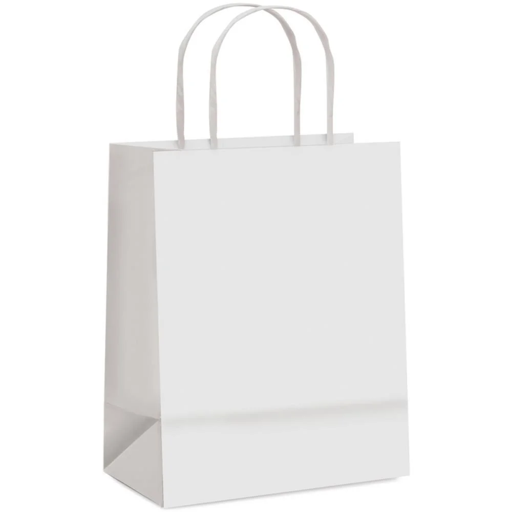 SACOLA PARA PRESENTE LISA BRANCA PP 16X12X8CM CROMUS (PCT.C/50)