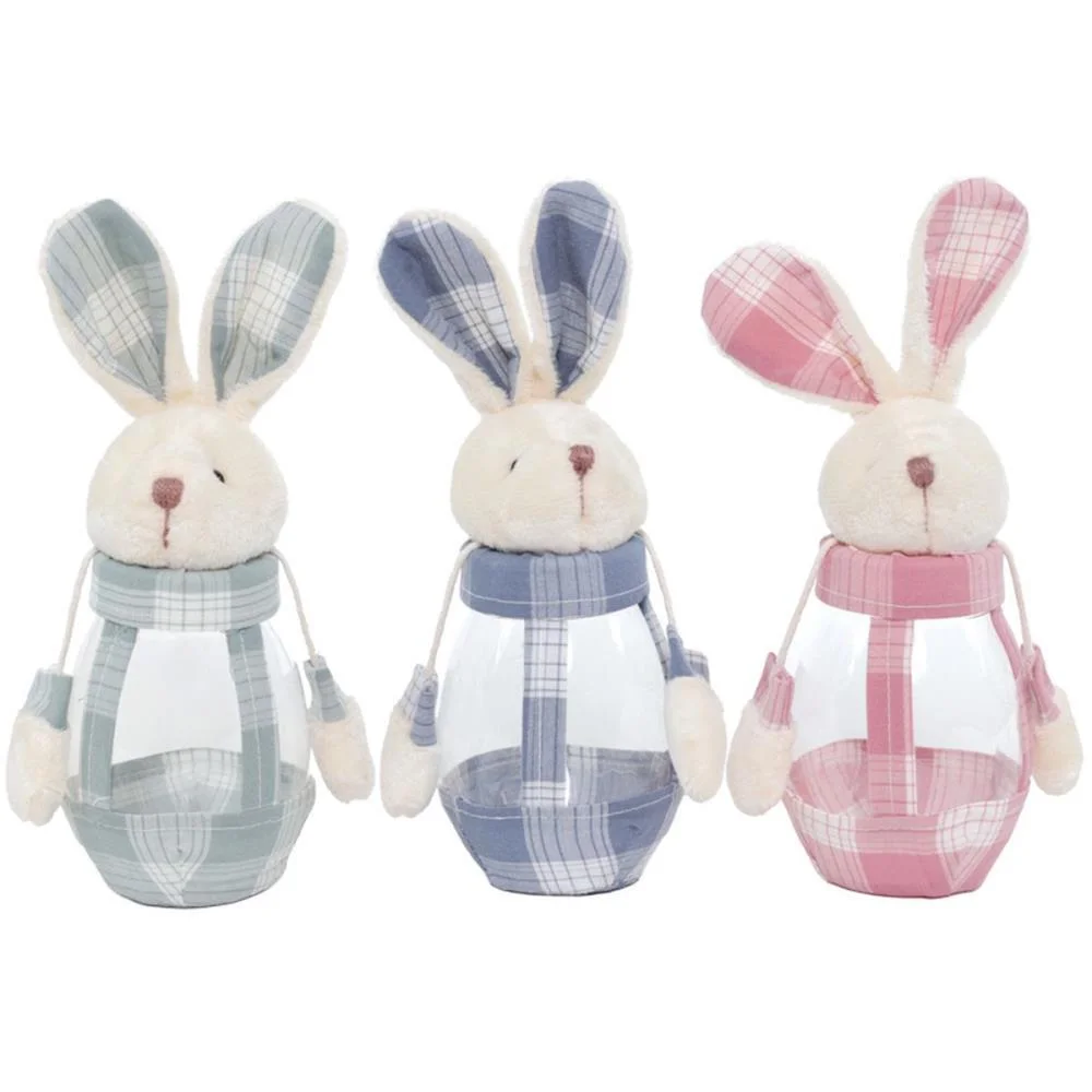 EMBALAGEM PARA DOCES POTE COELHO 20CM (S) CROMUS (UNIDADE)