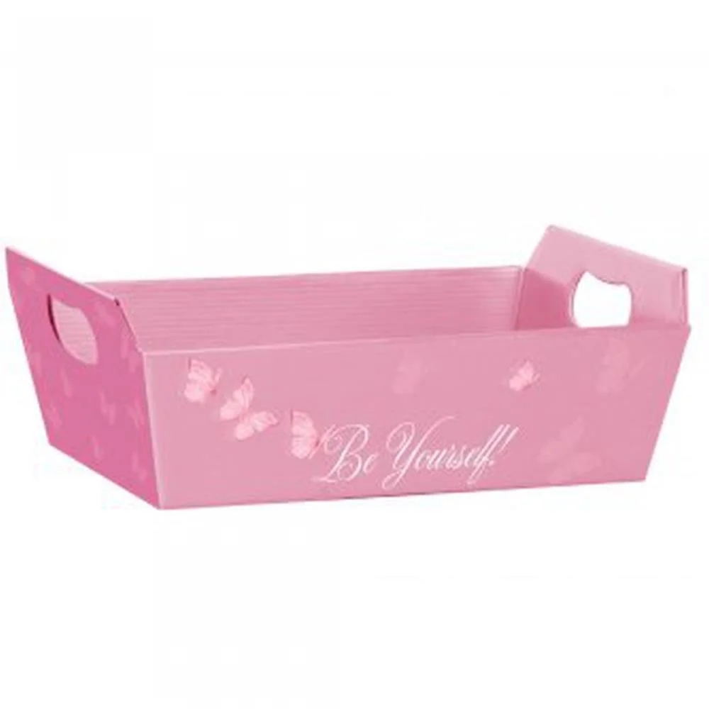 CESTA DE PAPEL BUTTERFLY P 21,5X8X15CM XINGO EMBALAGENS (PCT.C/04)