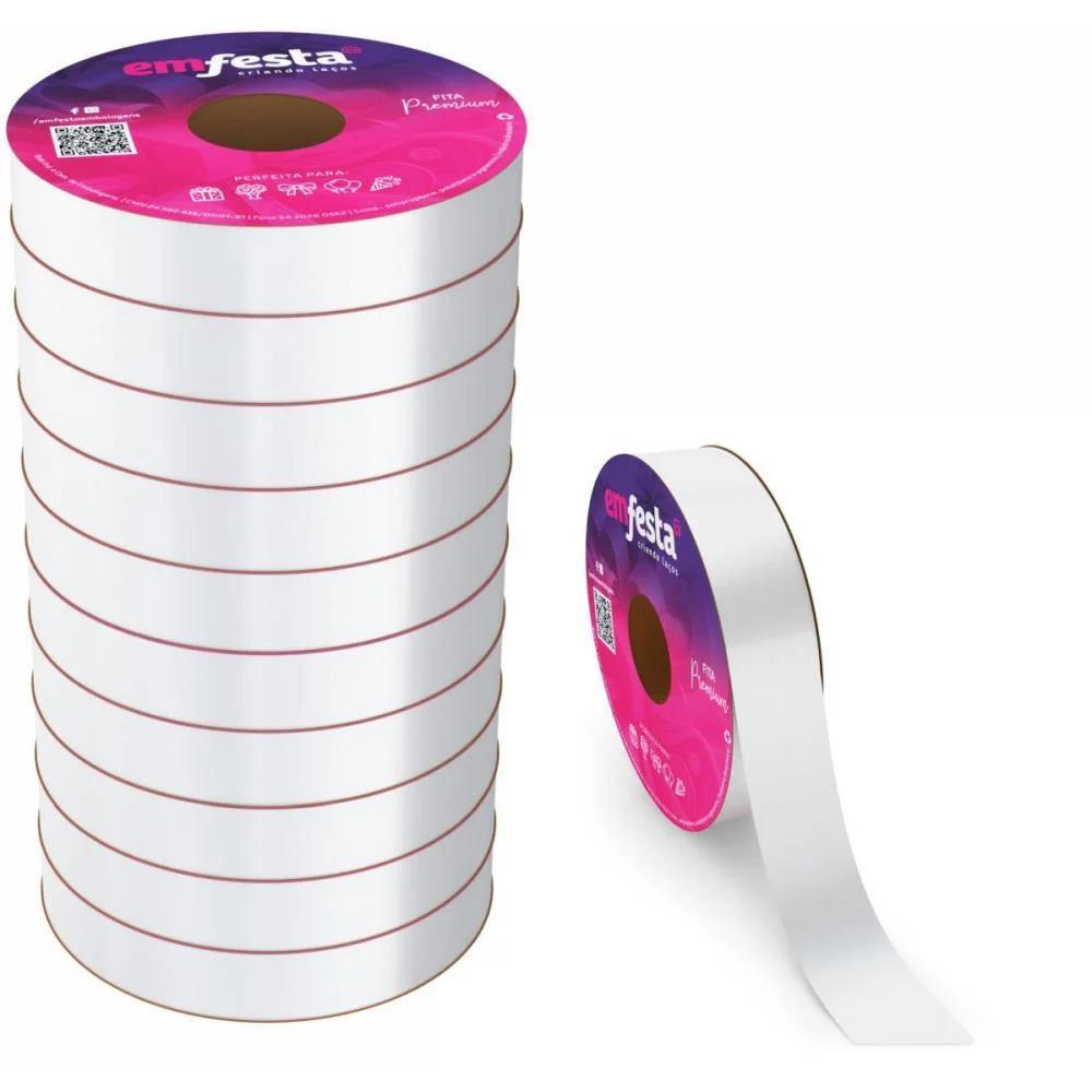 FITA POLI LISA 15X50M BRANCA EMFESTA (PCT.C/10)