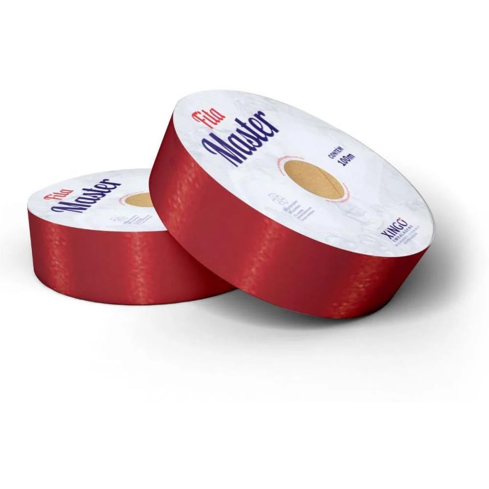 FITA MASTER LISA 32MMX50M VERMELHO XINGO EMBALAGENS (UNIDADE)