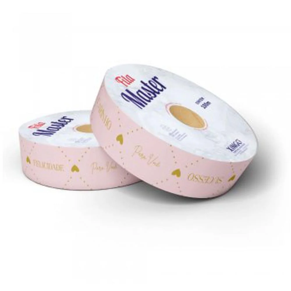 FITA MASTER DECORADA 32MMX100M ESSENCIA ROSA XINGO EMBALAGENS (UNIDADE)