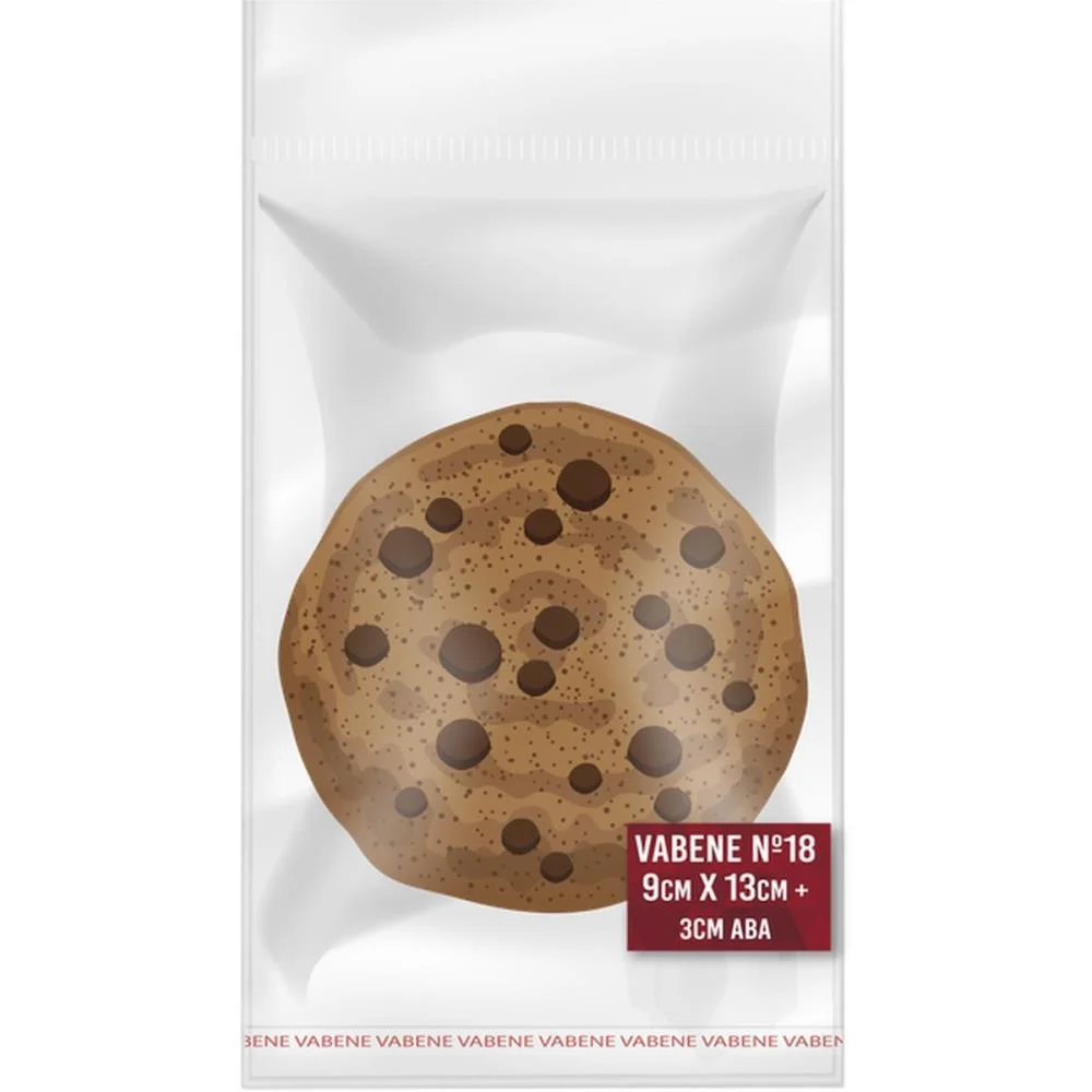 SACO ADESIVADO TRANSPARENTE  9X13+3CM ABA VABENE (PCT.C/100)