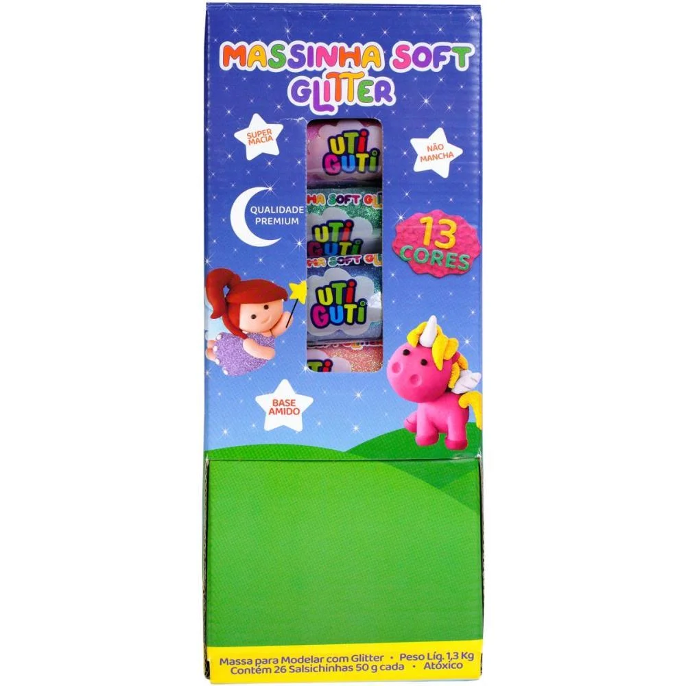 MASSA PARA MODELAR UTIGUTI SOFT GLITTER 50G (S) CANSON (DP.C/26)