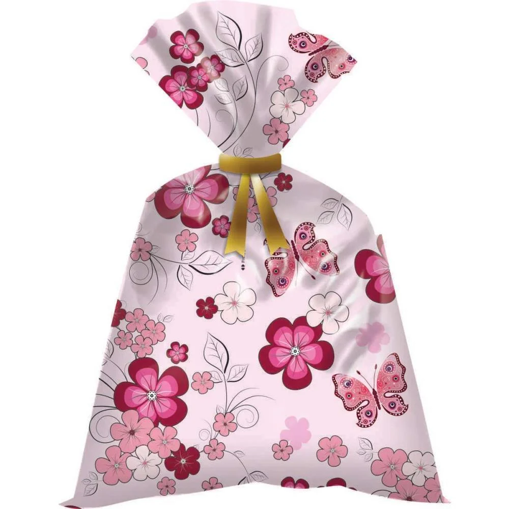 SACO METALIZADO 25X37CM FEMININO SORTIDOS PACKPEL (PCT/100)