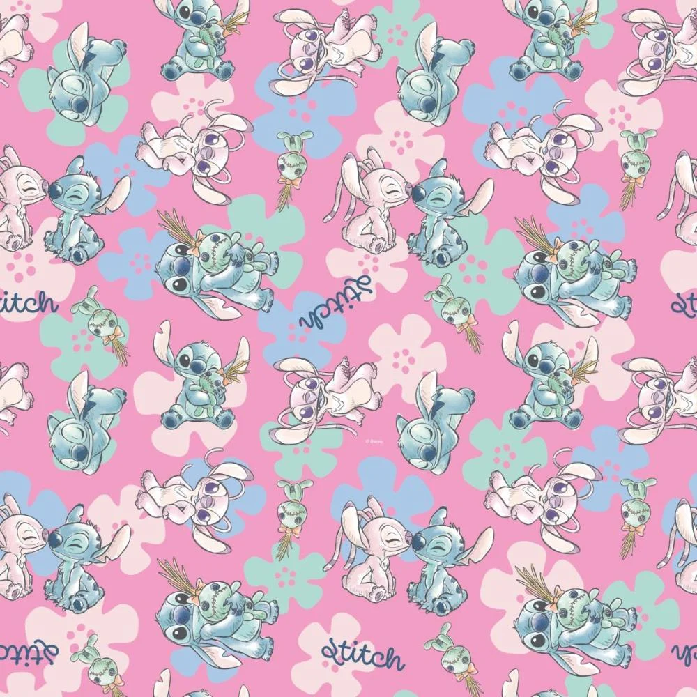 SACO METALIZADO 30X45CM STITCH SWEET 30X44CM CROMUS (PCT.C/40)