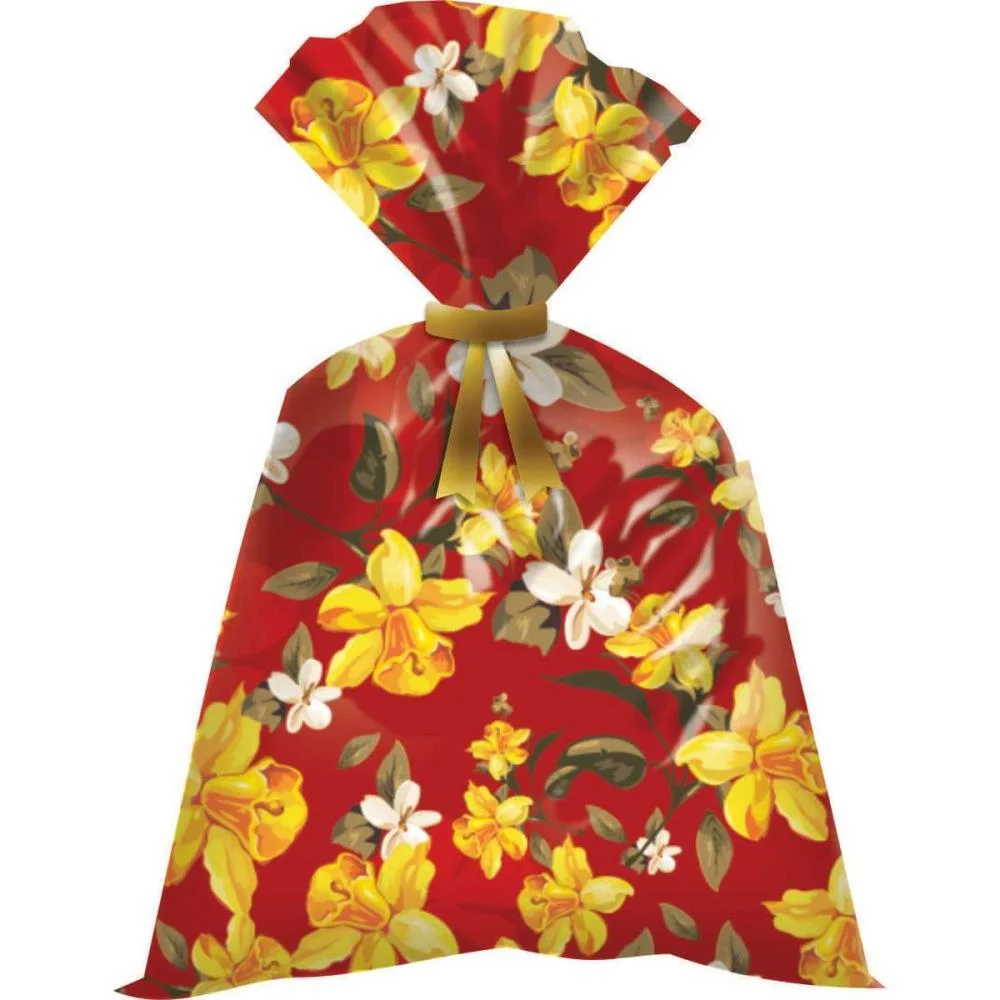 SACO METALIZADO 30X45CM FEMININO SORTIDOS PACKPEL (PCT/100)