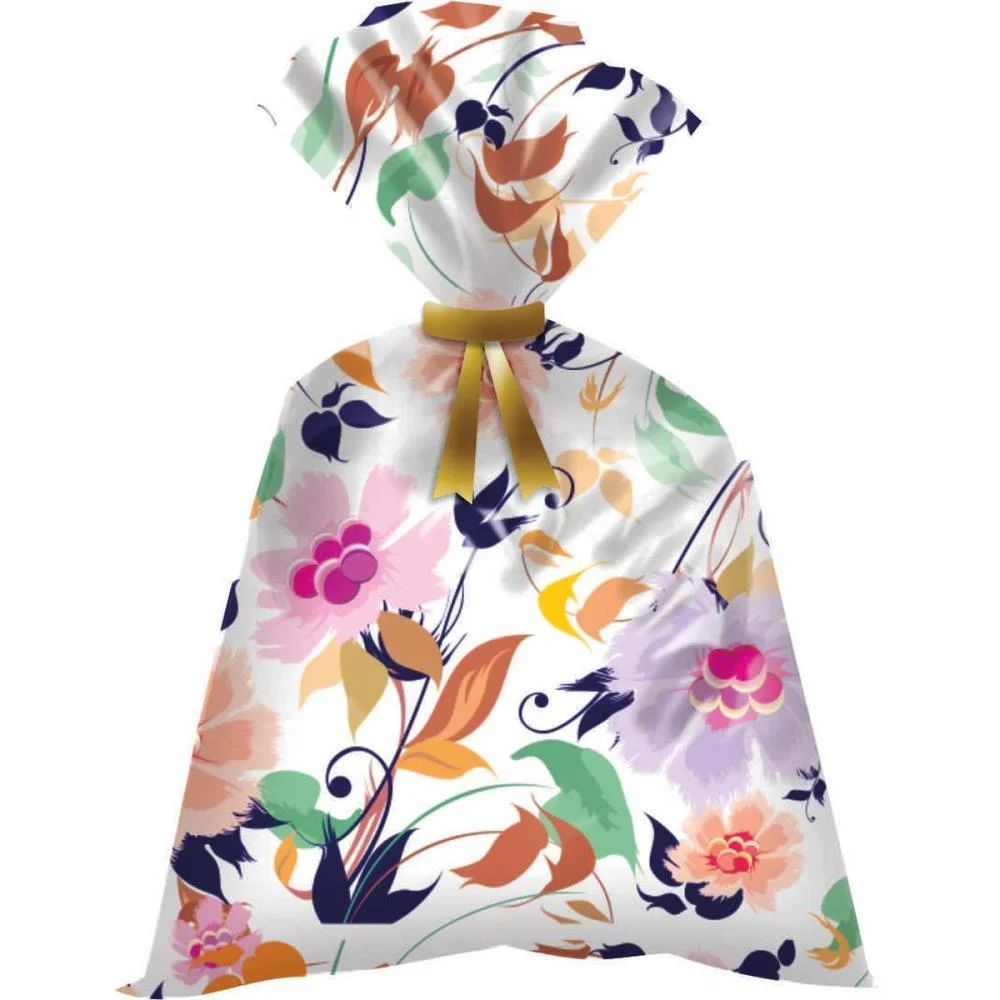 SACO METALIZADO 45X60CM FEMININO SORTIDOS PACKPEL (PCT.C/50)