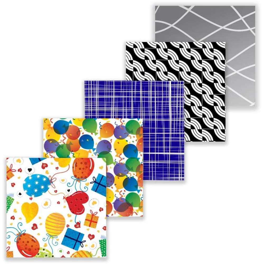 SACO METALIZADO 50X70CM CASUAL SORTIDO 50X69CM (S) GALA EMBALAGENS (PCT.C/50)