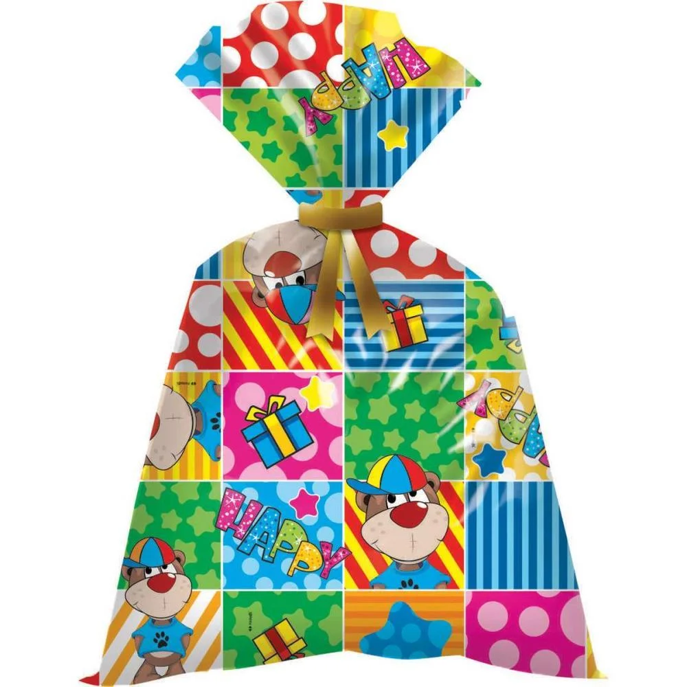 SACO METALIZADO 88X120CM INFANTIL SORTIDOS PACKPEL (PCT.C/25)